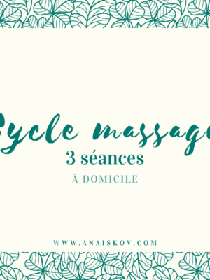 Atelier massage - 3 séances