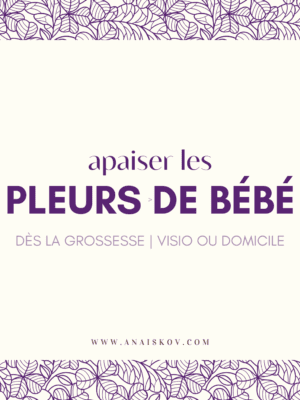 Apaiser les pleurs