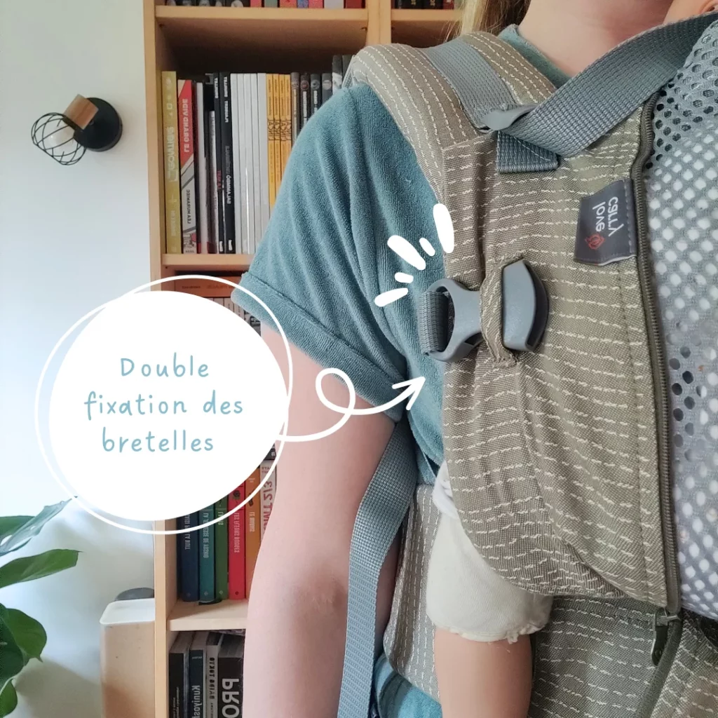 Double fixation bretelles porte-bébé one Love&Carry