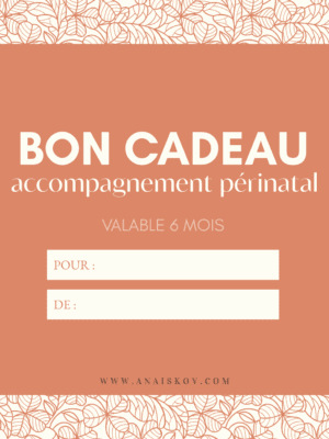 Carte Cadeau Accompagnement Périnatal