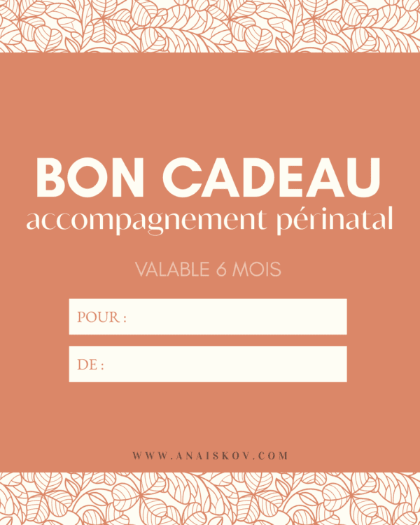 Carte Cadeau Accompagnement Périnatal