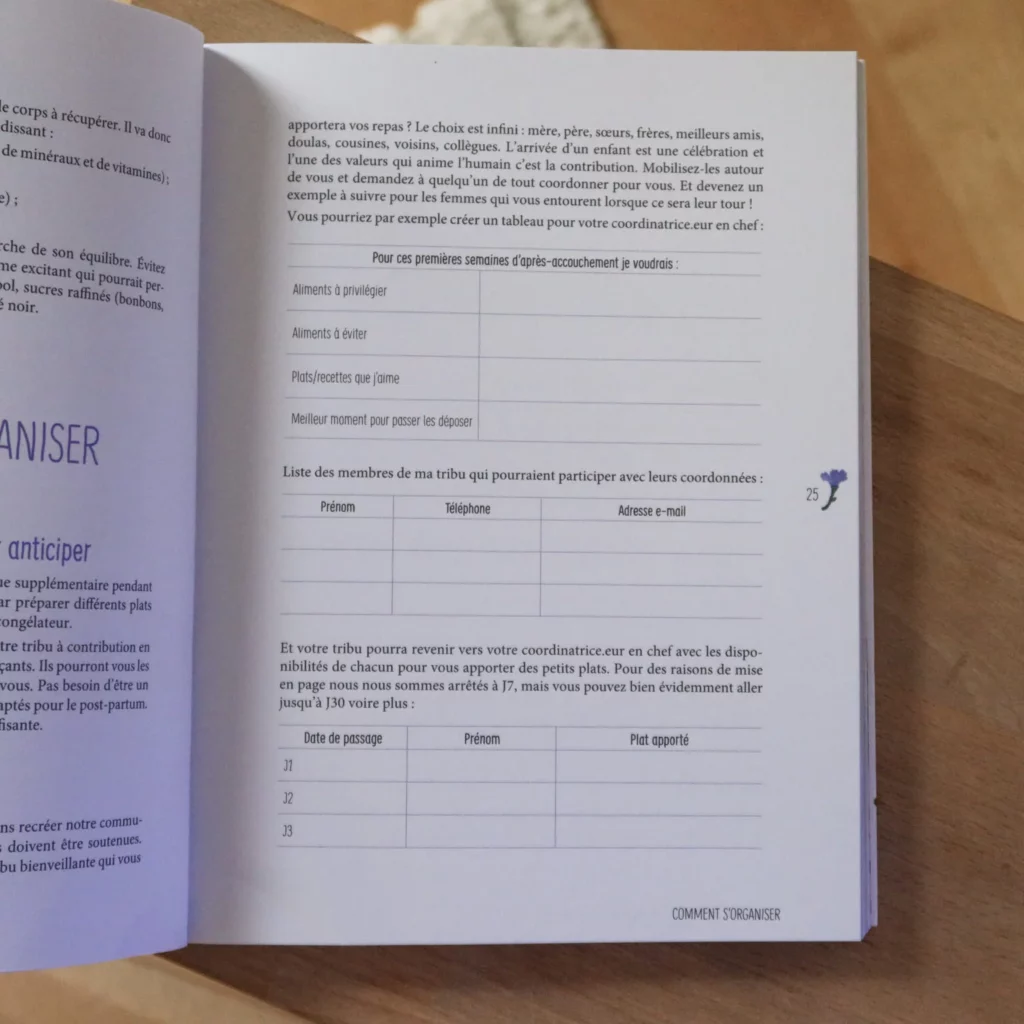 Les recettes du quatrième trimestre, organiser un meal train